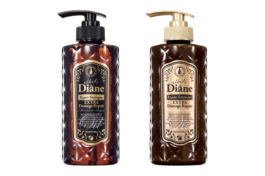 たっぷりうるおいを与えるオイルインシャンプー「モイスト・ダイアン」