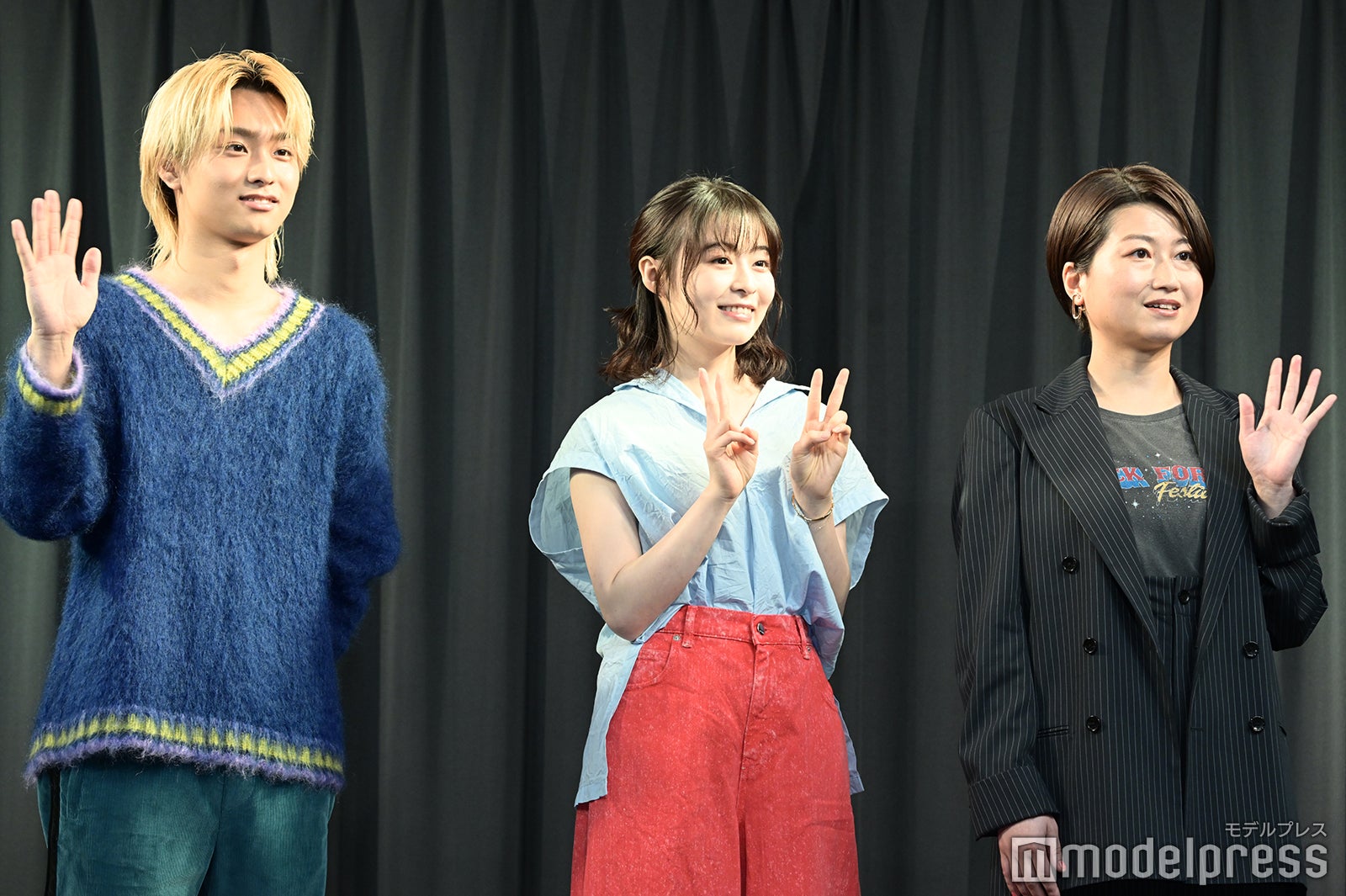 奥平大兼、森七菜、池田千尋監督（C）モデルプレス