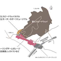 「富士モータースポーツフォレスト」エリア図／画像提供：東和不動産