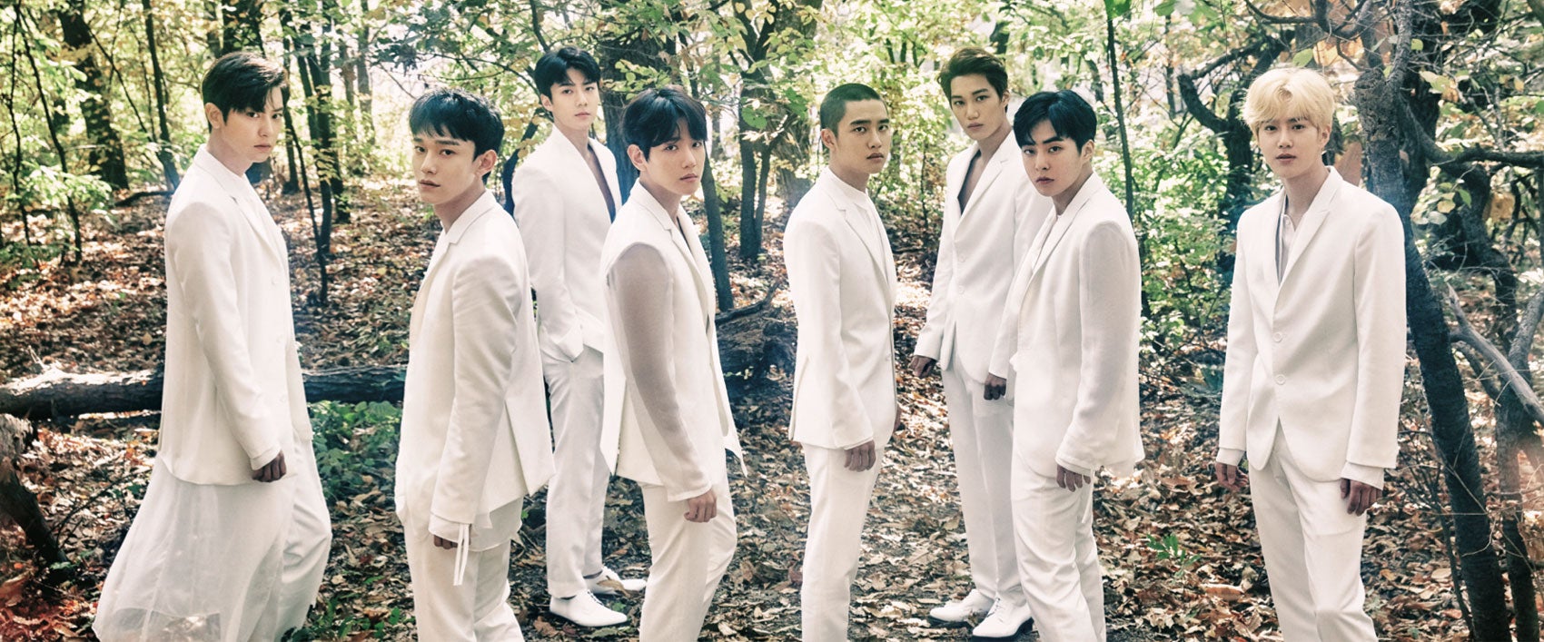 EXO（左から）チャンヨル、チェン、セフン、ベクヒョン、D.O.、カイ、シウミン、スホ（提供写真）