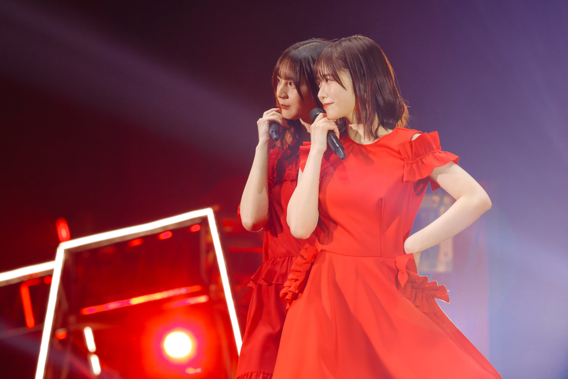 小坂菜緒、丹生明里「日向坂46丹生明里 卒業セレモニー」撮影：上山陽介