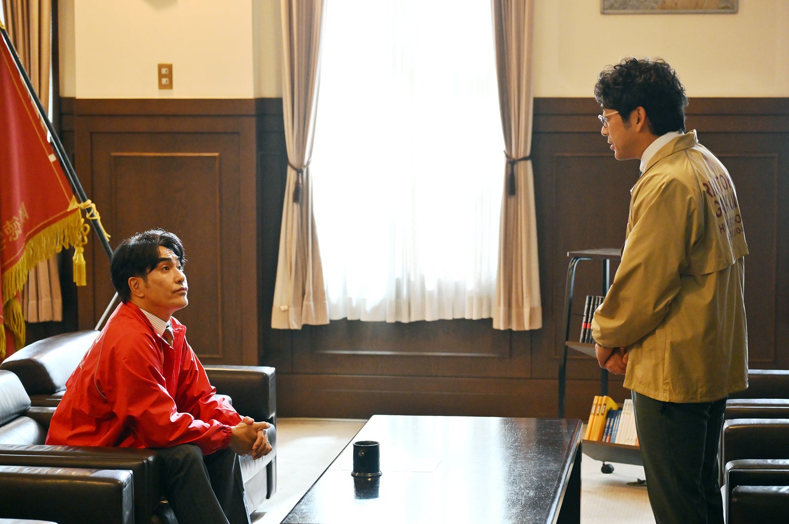 北村一輝、迫田孝也「御上先生」第5話（C）TBS