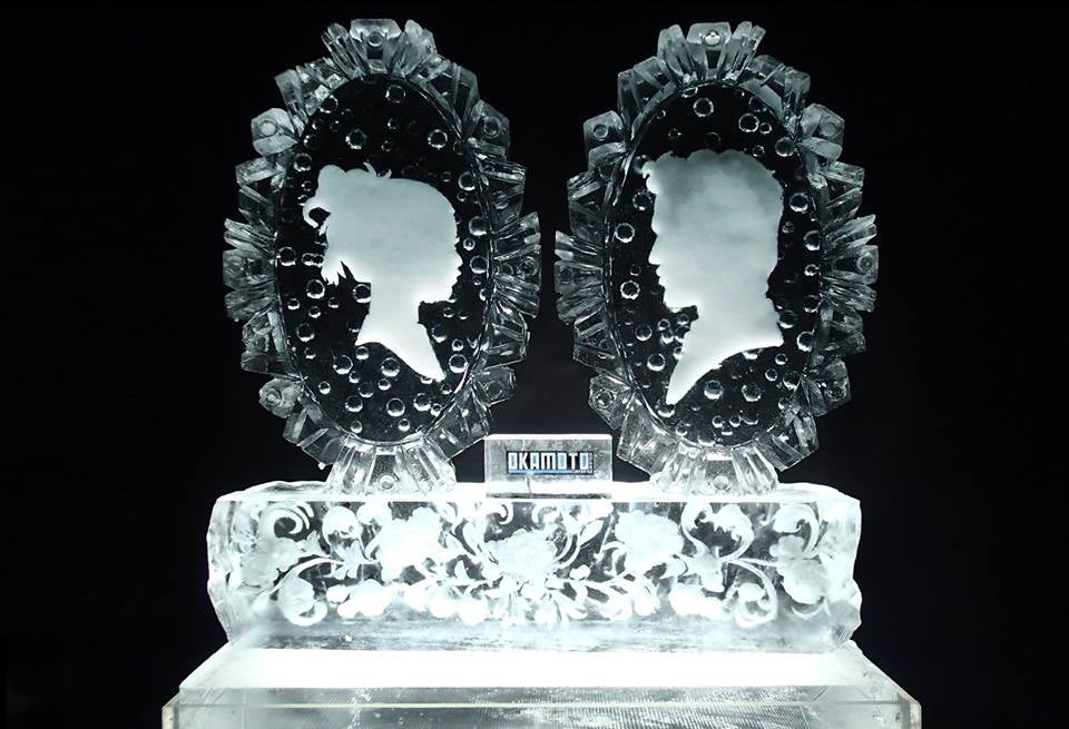 ニューヨークの氷彫刻家が来日／画像提供：ホッピービバレッジ