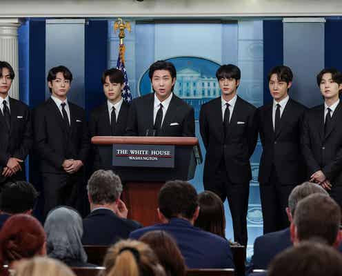 BTS、米ホワイトハウスで会見  アジア系ヘイト根絶のため「声を上げる」<コメント全文>