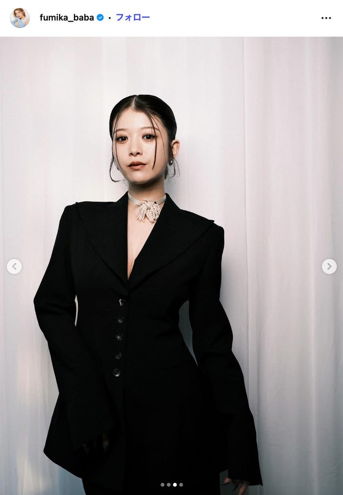 馬場ふみかInstagramより