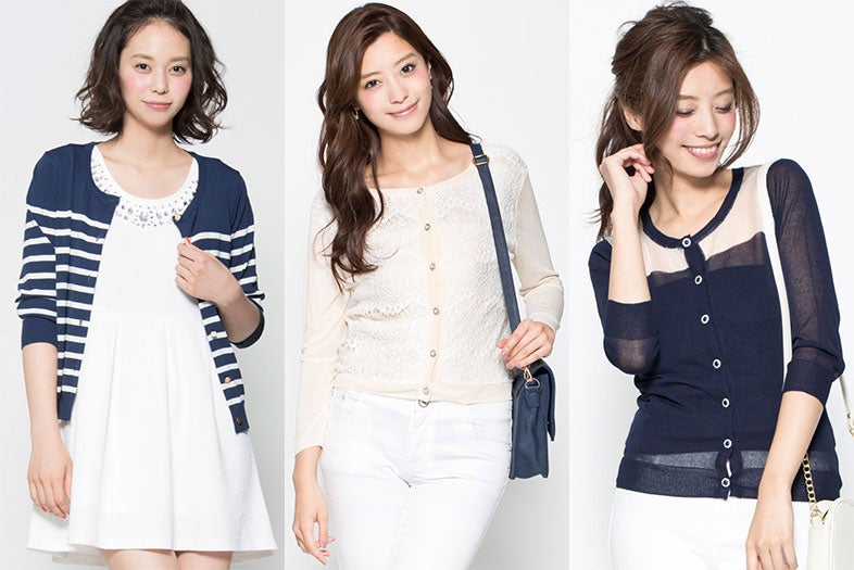 ビジューボタン「カーディガン」なら可愛く防寒できちゃう！