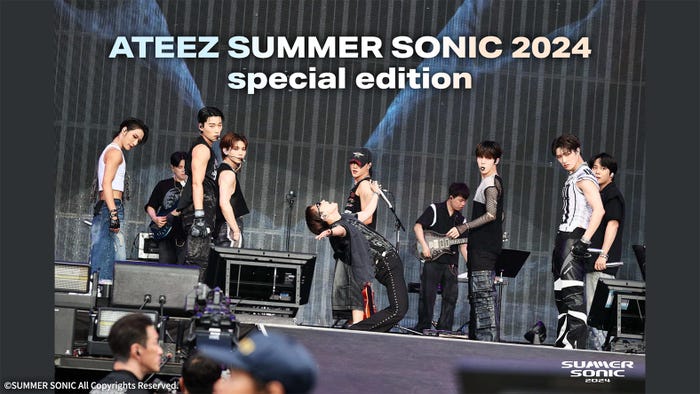 「ATEEZ SUMMER SONIC 2024 special edition 配信」(C)SUMMER SONIC All Copyrights Reserved.