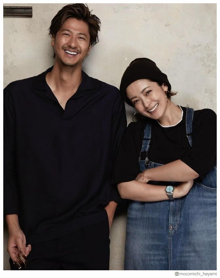 速水もこみち、平山あや／速水もこみちInstagramより