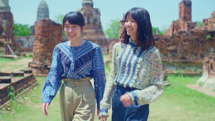 高山一実、西野七瀬/バンコク・アユタヤ (提供画像)