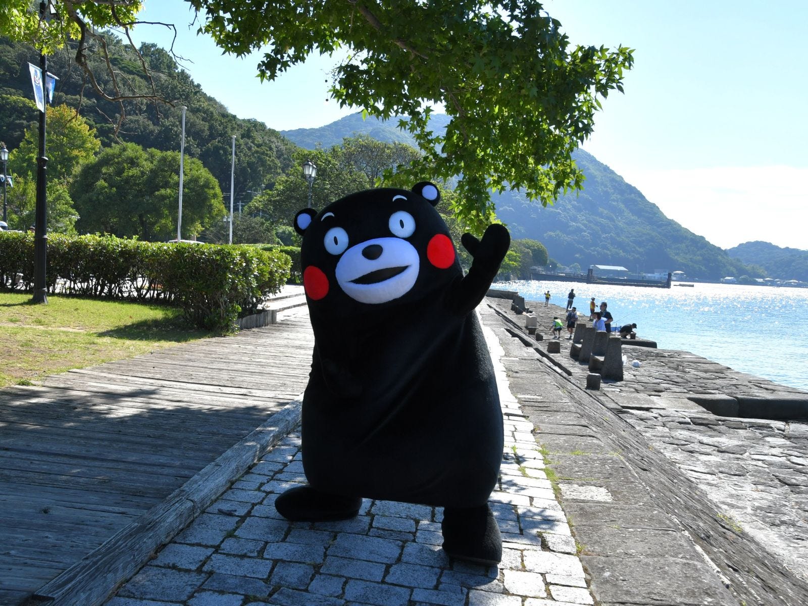 いいお天気だモン=10月11日、熊本県宇城市