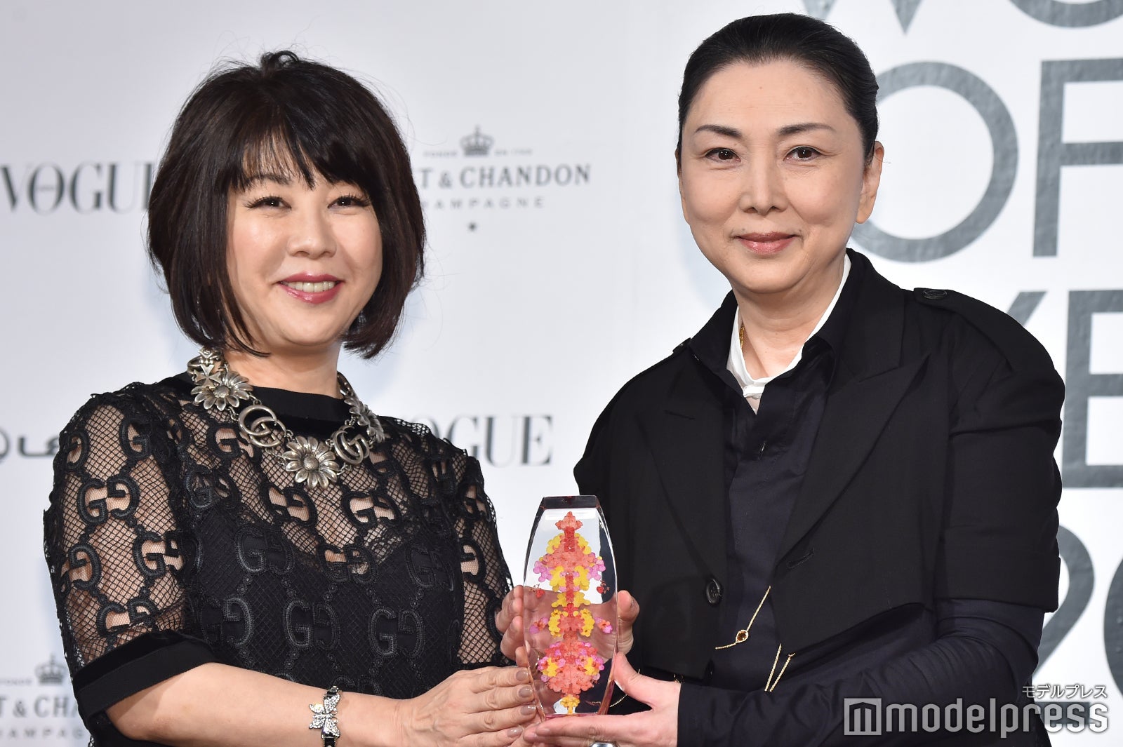 梶芽衣子、受賞の瞬間 （C）モデルプレス