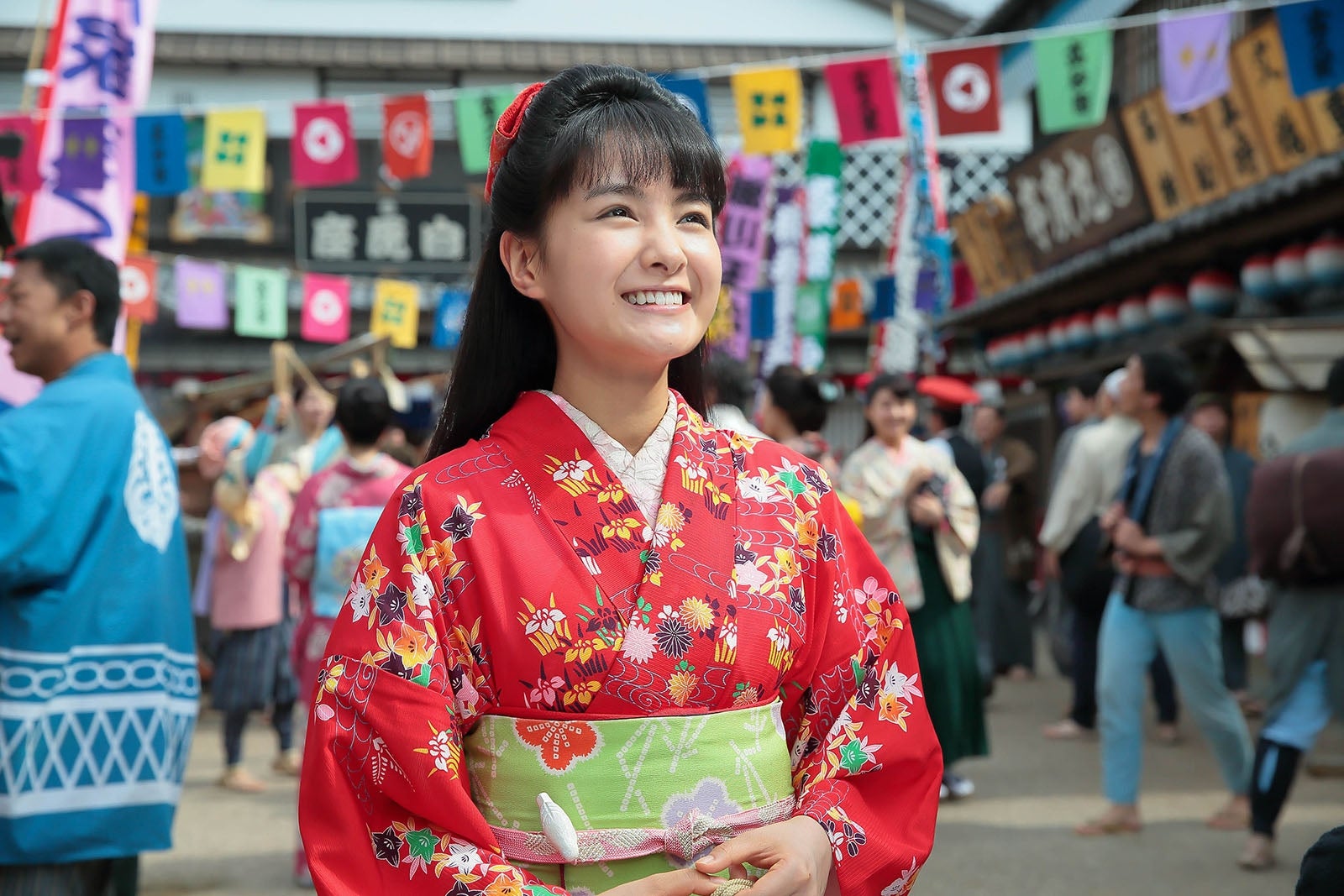 藤岡てん役の葵わかな（C）NHK