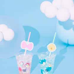 ドラえもんソーダ・ドラミソーダ各¥890(C)Fujiko-Pro, Shogakukan, TV-Asahi, Shin-ei, and ADK