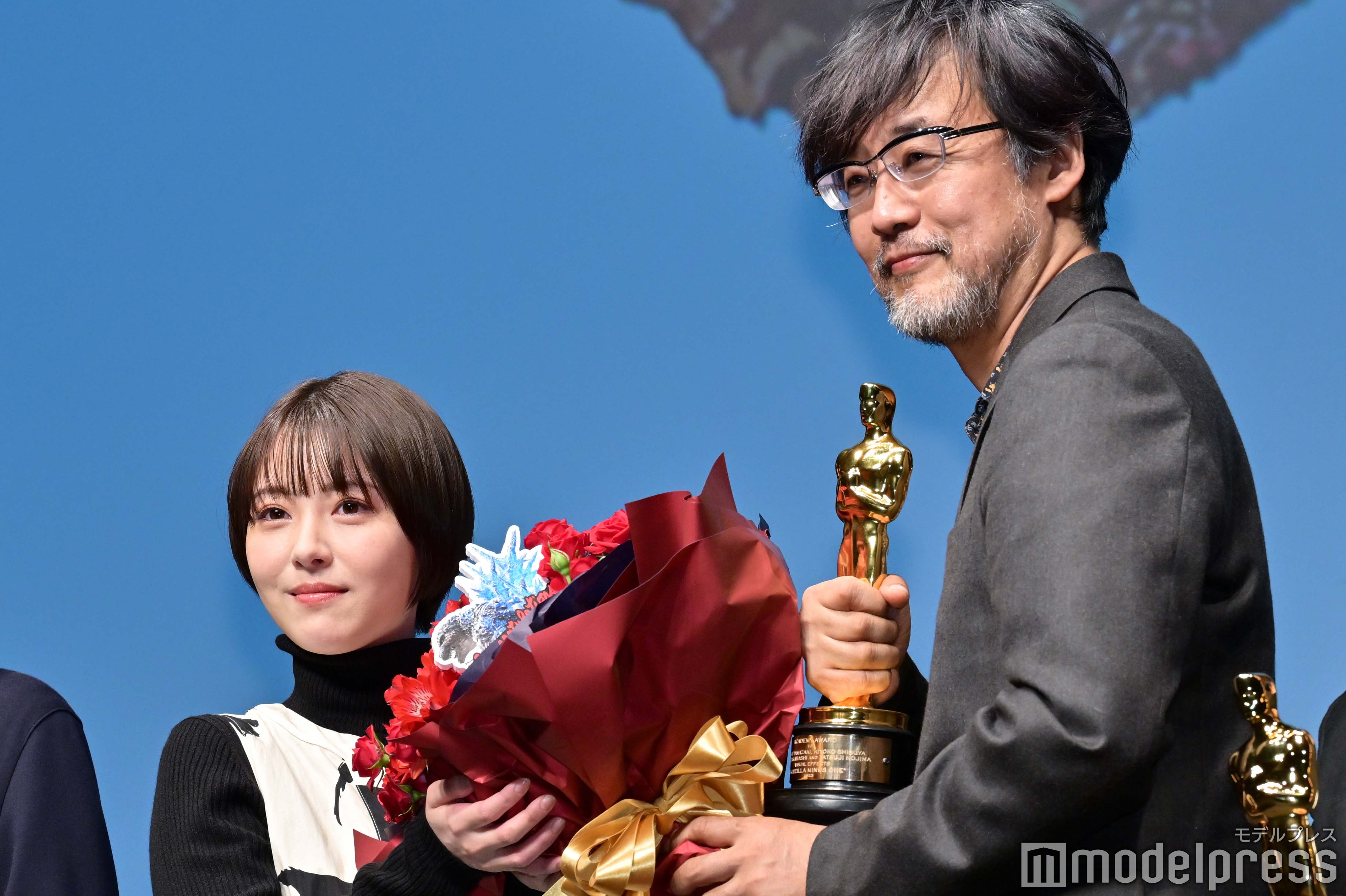 浜辺美波、山崎貴監督（C）モデルプレス