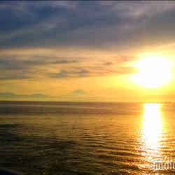 江の島アイランドスパからの夕日／画像提供：パラダイスリゾート