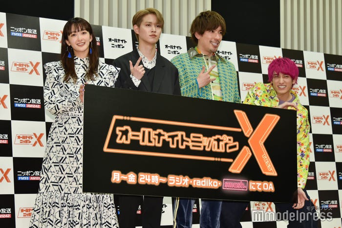 長屋晴子、白岩瑠姫、りんたろー。、兼近大樹(C)モデルプレス