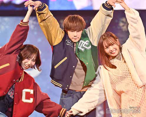 次世代YouTuberばんばんざい、手繋ぎでハートポーズ 仲良しランウェイで沸かす<TGC teen 2021 Winter>