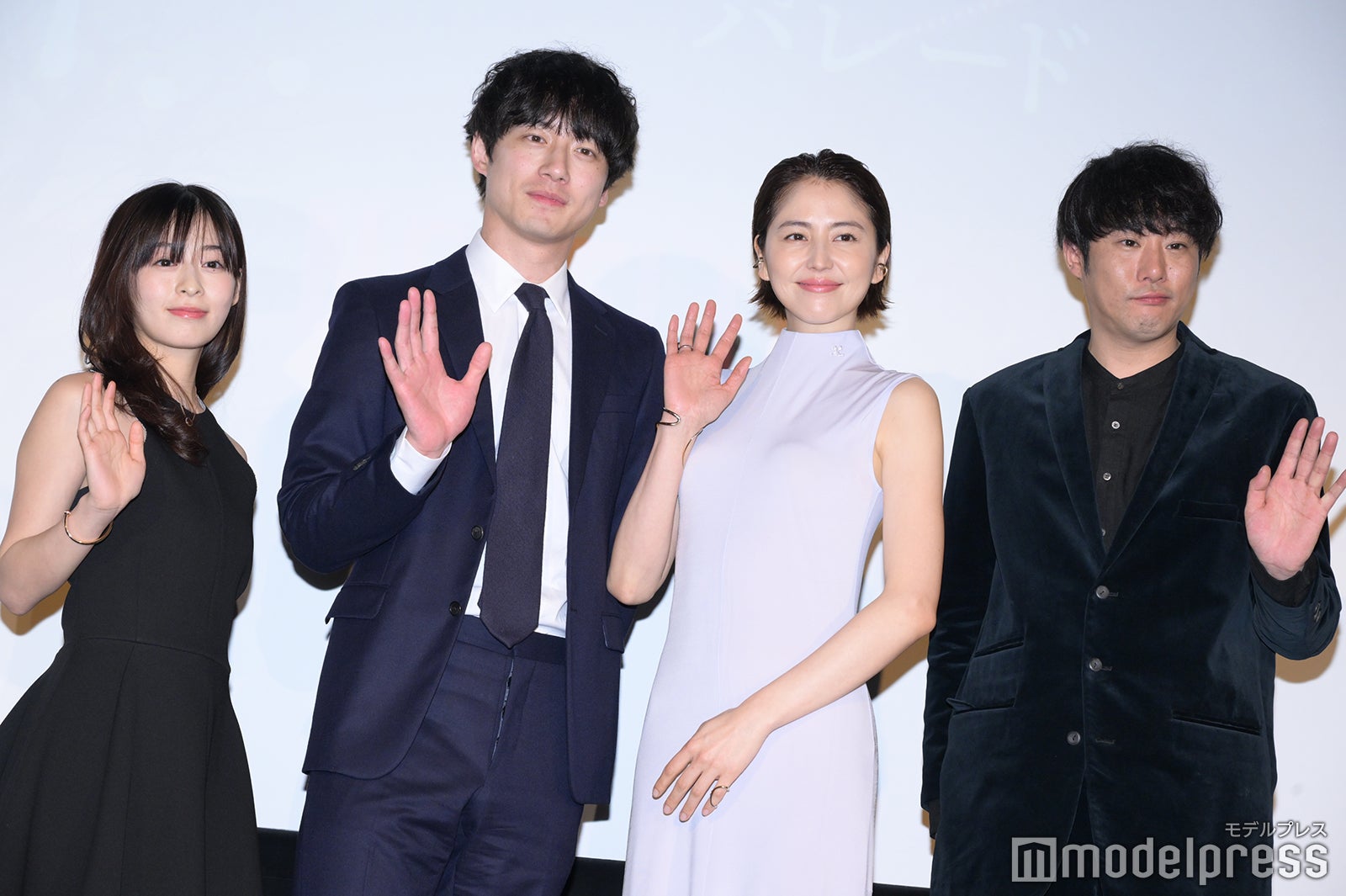 森七菜、坂口健太郎、長澤まさみ、藤井道人監督（C）モデルプレス