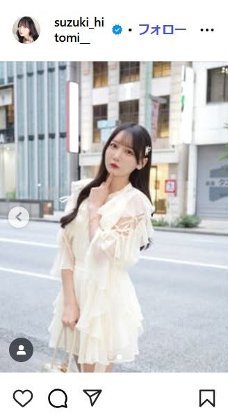 鈴木瞳美Instagram