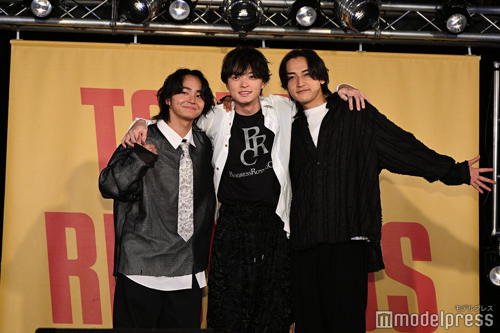 （左から）TAIKI（タイキ）、RUI（ルイ）、KANON（カノン）（C）モデルプレス