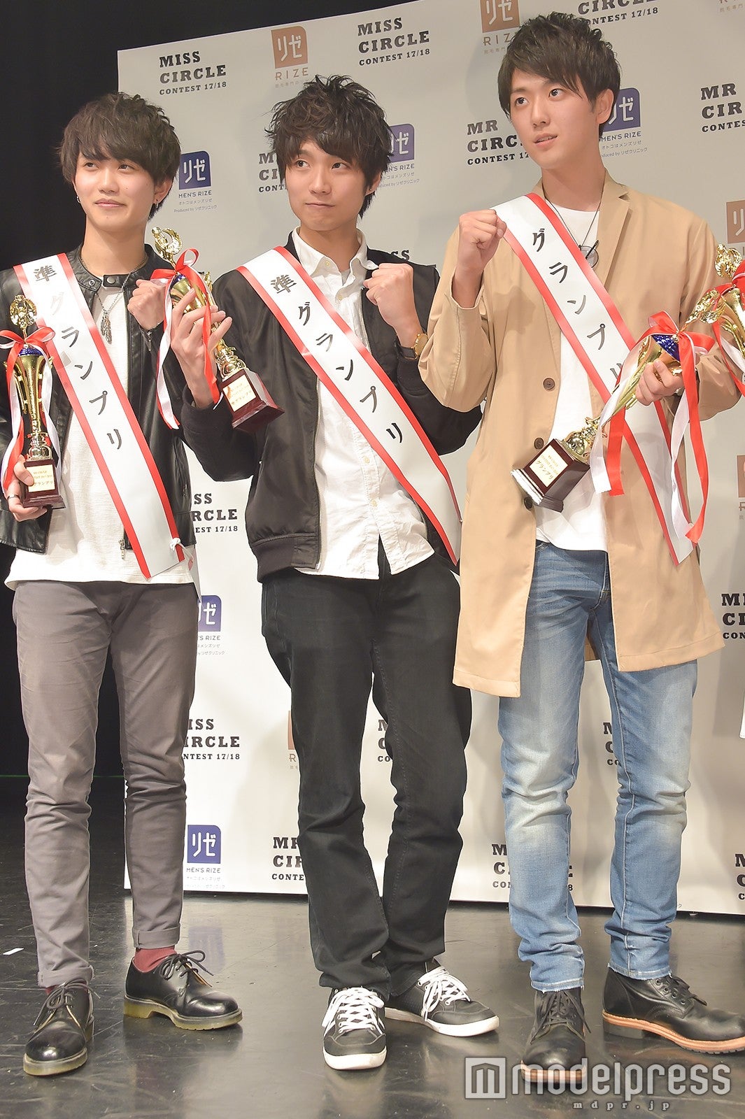 （左から）芹澤瞬さん、小川拓馬さん、草地稜之さん （C）モデルプレス