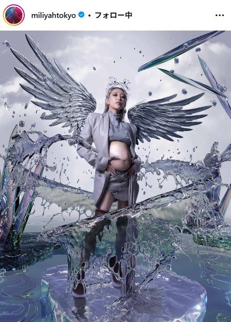 加藤ミリヤInstagramより