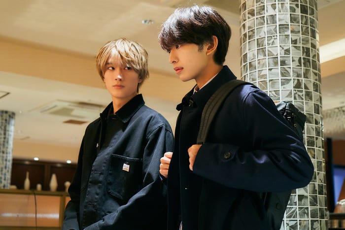 山中柔太朗、木村慧人 「飴色パラドックス」第2話より(C)「飴色パラドックス」製作委員会・MBS