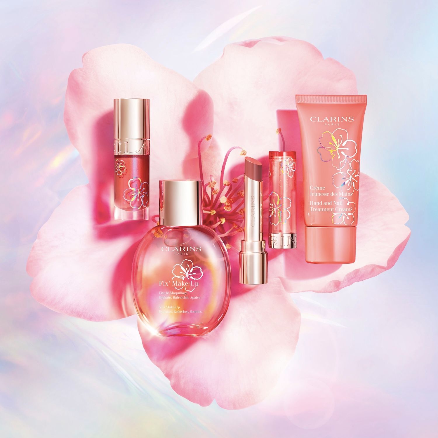 クラランスの桜インスパイアの限定コレクションで春をお出迎え