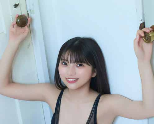 身長148cmの道産子美ボディ・姫野ひな、約2年半ぶり『週プレ』で見せるキュートなグラビア「初めてニラ饅頭食べました」