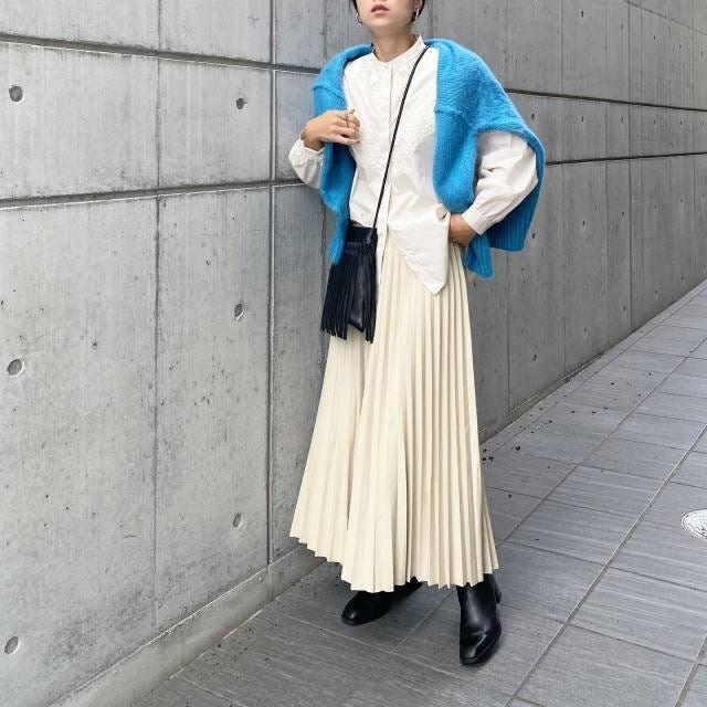 ブルーカーディガン