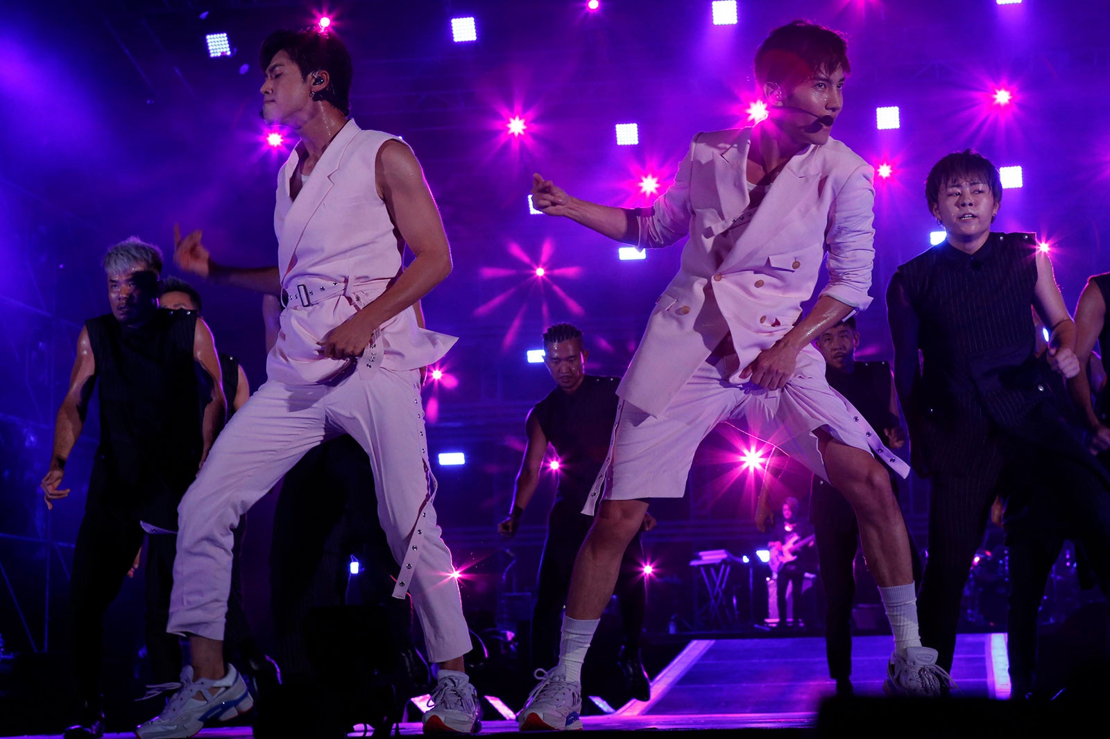 25日に出演した東方神起 （写真提供：avex）  