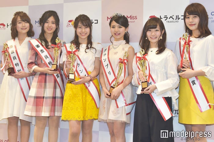 青木美奈実さん、浅田春奈さん、浅古あいりさん、松田有紗さん、大迫瑞季さん、楫真梨子さん (C)モデルプレス