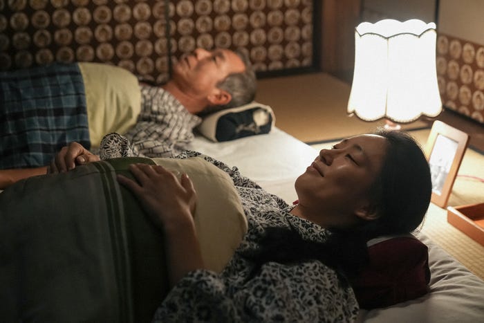 柳葉敏郎、水川あさみ「ブギウギ」第38話(C)NHK
