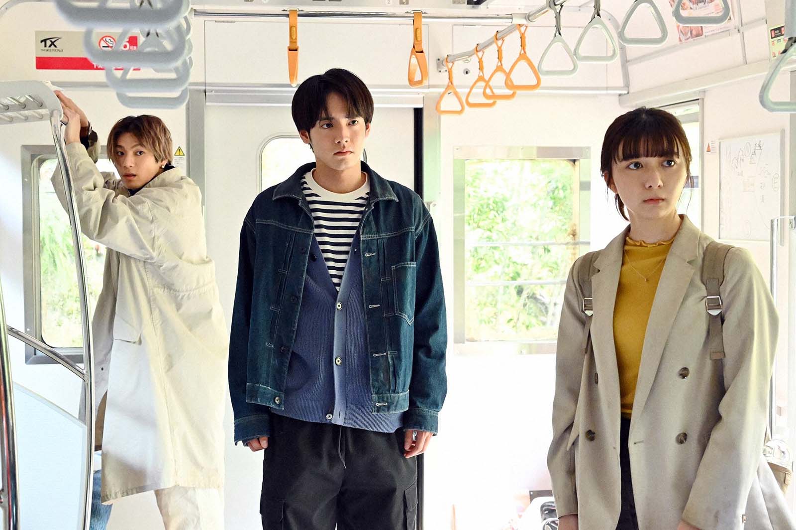 山田裕貴、赤楚衛二、上白石萌歌「ペンディングトレイン―８時２３分、明日　君と」第4話より（C）TBS