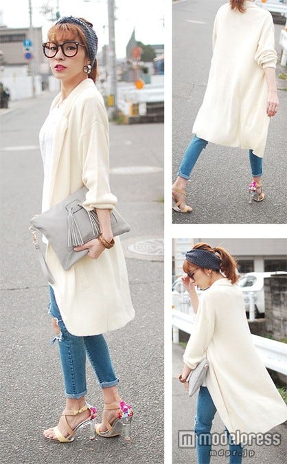 ニットロング丈チェスターコート/画像提供:「kokopelli」4,540円(税込)