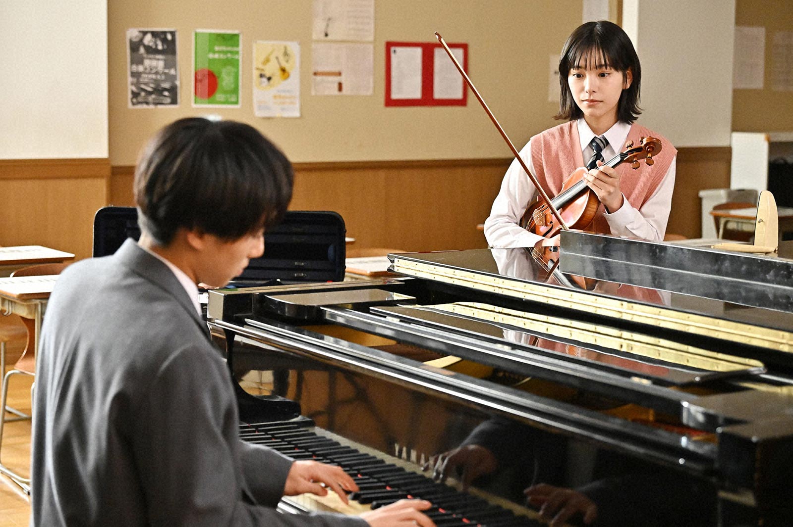 大西利空、當真あみ「さよならマエストロ～父と私のアパッシオナート～」第6話より（C）TBS