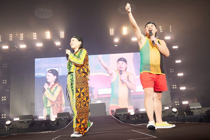 PUSHIN、松尾駿/第二部「CHOCO FES 2025」(C)吉本興業