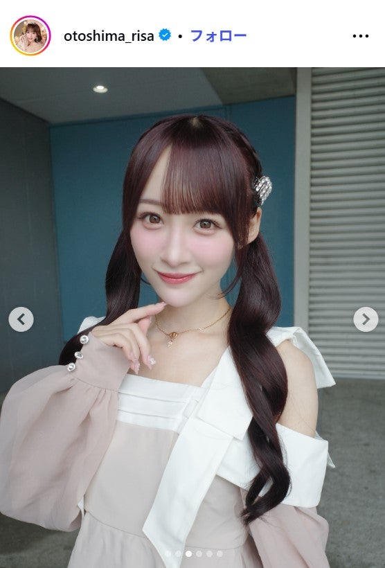 音嶋莉沙Instagramより