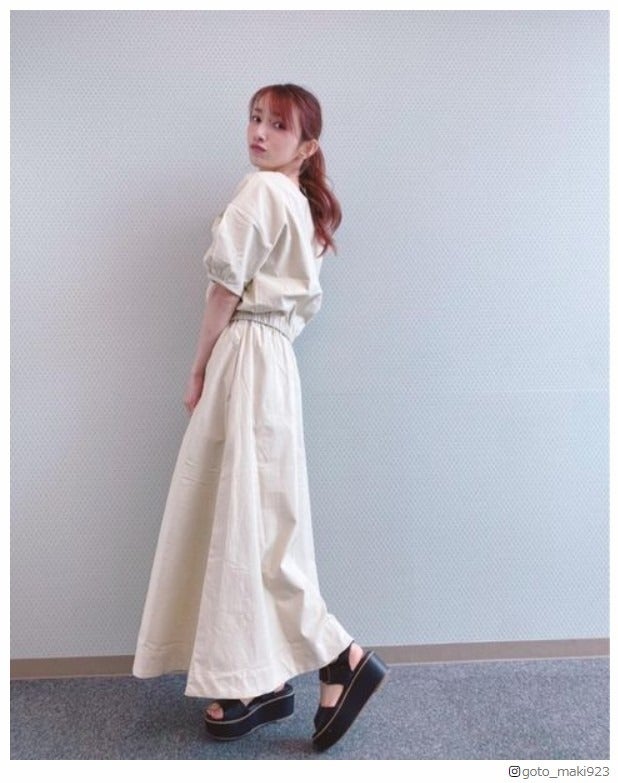 後藤真希“ルビーカラー”ヘアが可愛い「なんでも似合う」の声