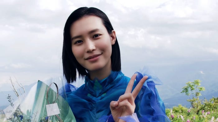 南沙良「Why Epson?自然環境への想い」篇メイキングより(提供写真)