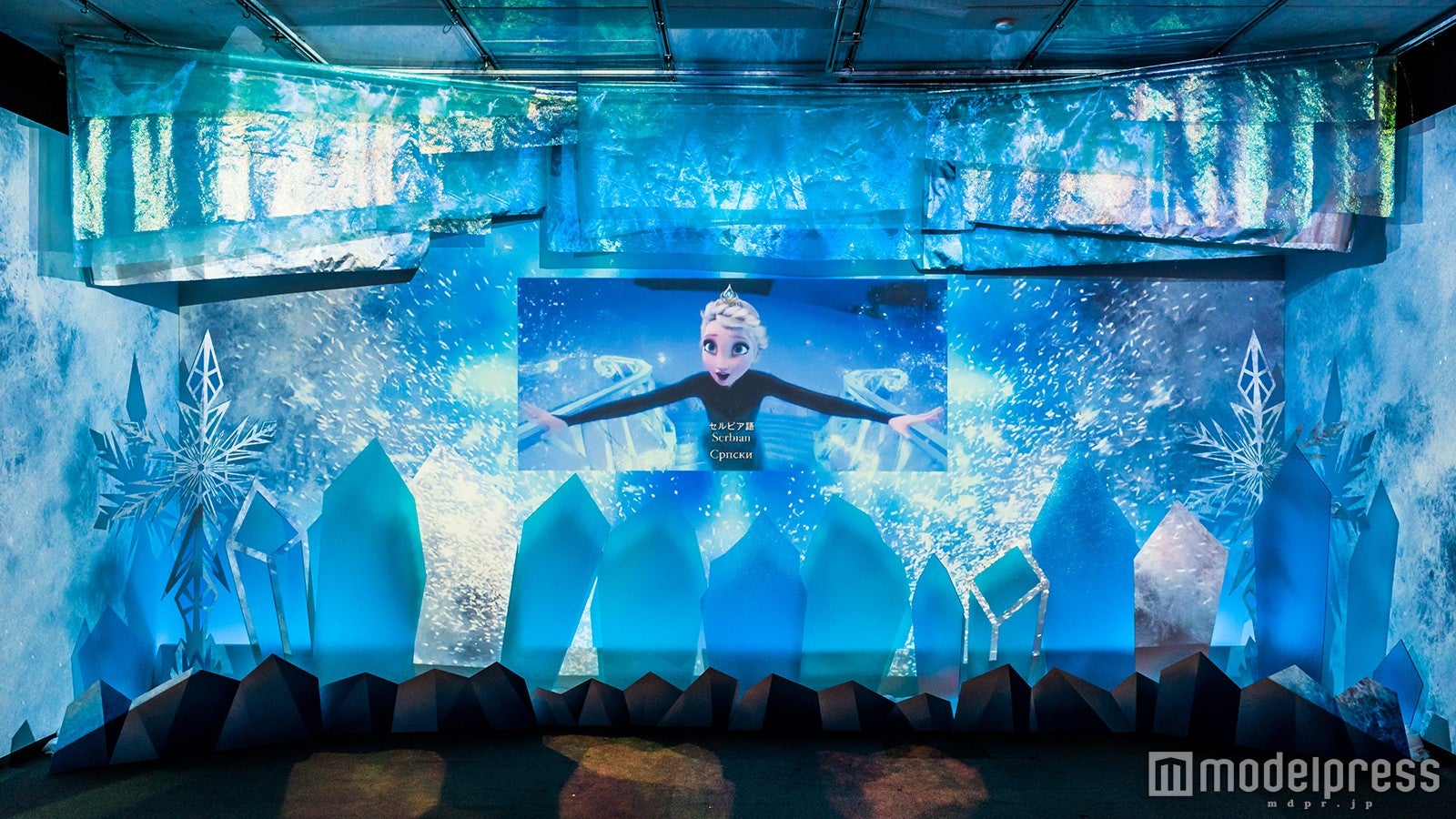 特別映像シアター／POWER OF PRINCESS「ディズニープリンセスとアナと雪の女王展」より（C）Disney