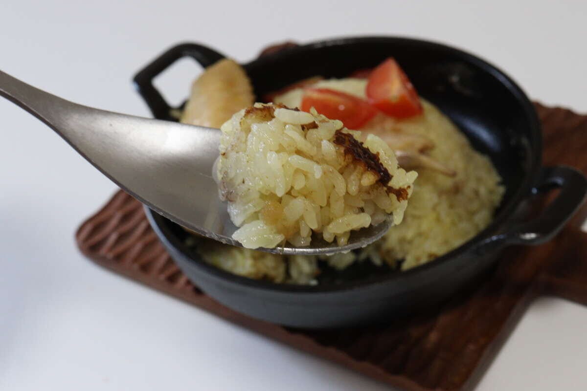 ダイソーのインド風炊き込みご飯ビリヤニの素の味