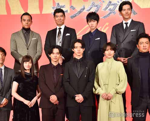 「キングダム」実写化、山崎賢人が信&吉沢亮が政 長澤まさみ、橋本環奈ら豪華キャスト発表<製作報告会見>