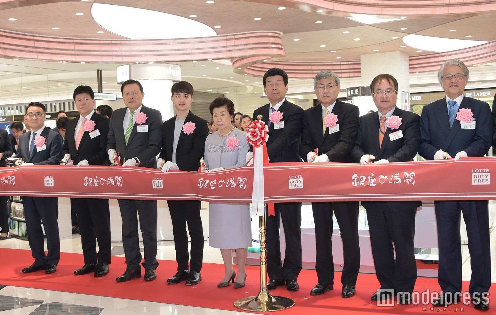 「ロッテ免税店銀座」グランドオープニングセレモニー（C）モデルプレス