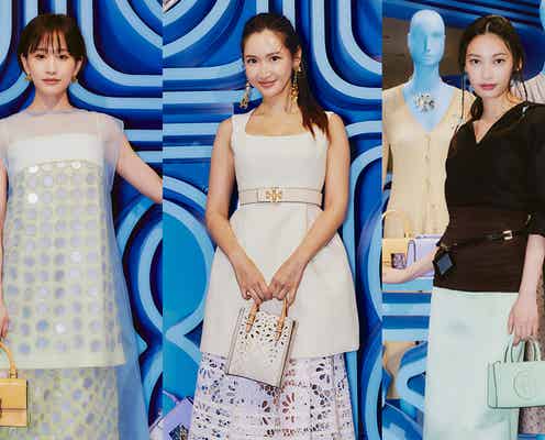 紗栄子・前田敦子・大政絢ら、華やかドレスで集結 トリーバーチのポップアップストア来場