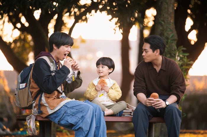 坂東龍汰、佐藤大空、柳楽優弥「ライオンの隠れ家」第10話(C)TBS