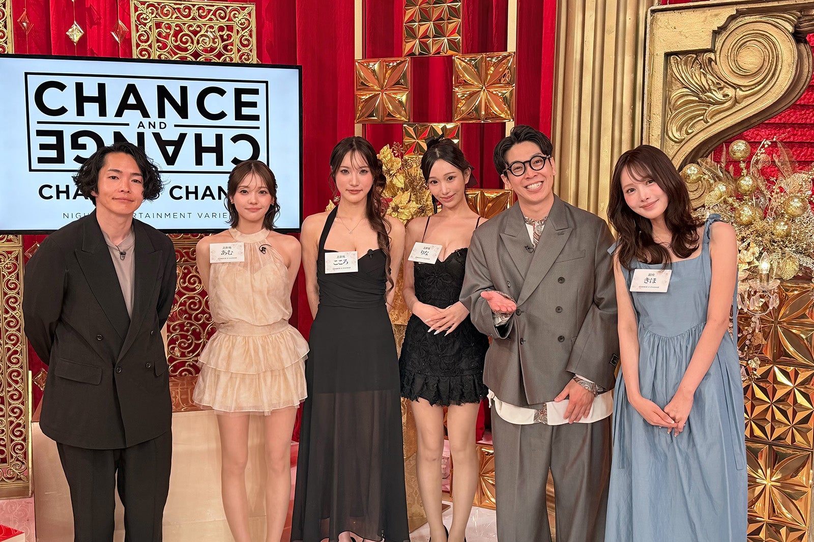 （左から）シークエンスはやとも（ポンゴ）、あむ、こころ、りな、金城めくるくん（ポンゴ）、きほ（提供写真）