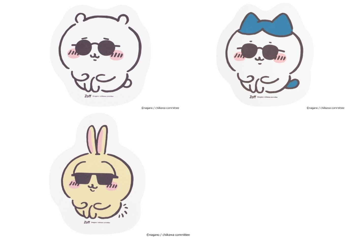 Zoff×「ちいかわ」コラボ（提供写真）