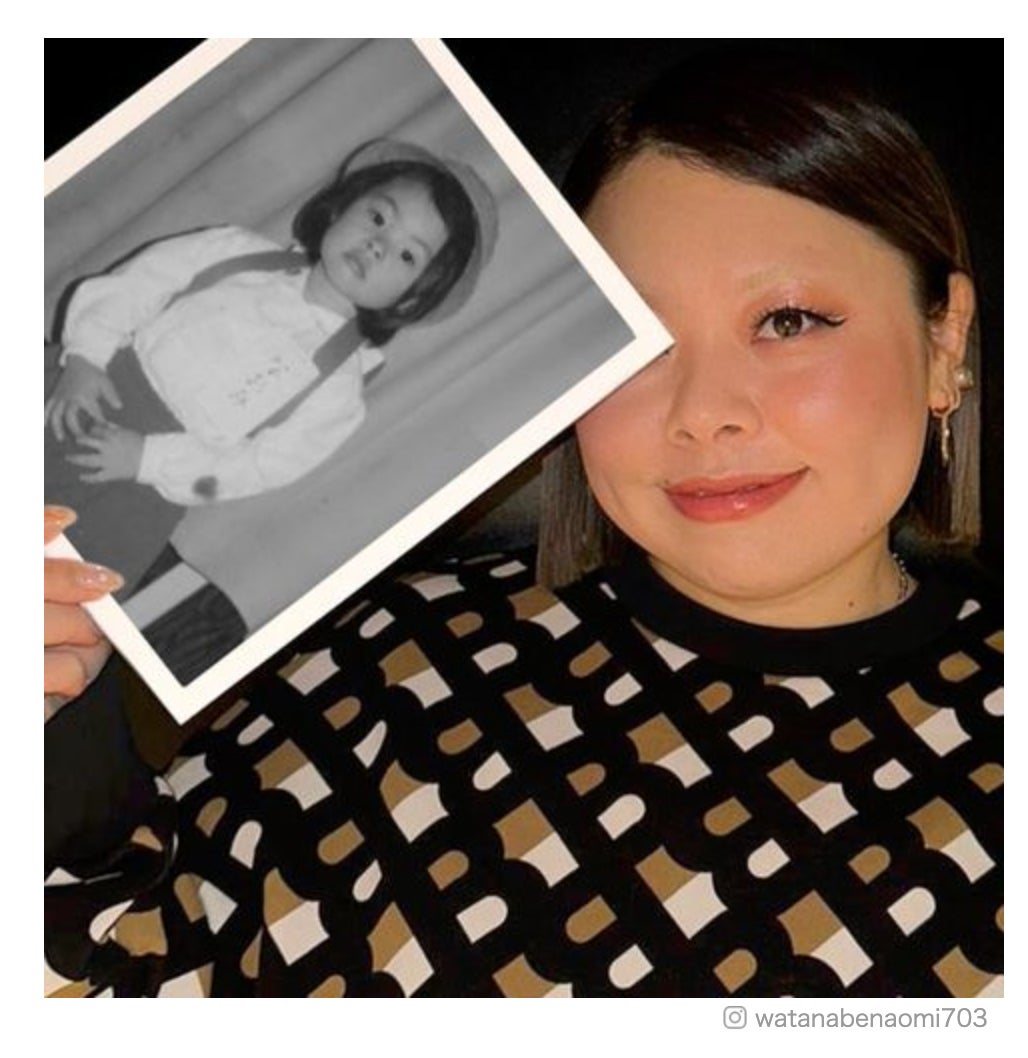 渡辺直美、幼少期との比較ショット公開  “名札”にも注目集まる「昔からオーラある」「変わらない」