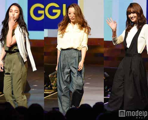 安井レイら「JELLY」モデル、トレンド“辛口カジュアル”コーデで続々登場<GBS2016>